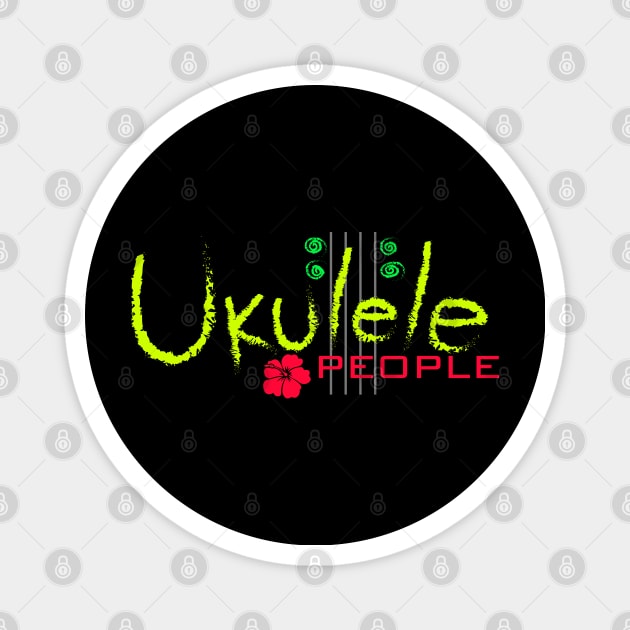 Ukulele People (gyr) Magnet by Gerty